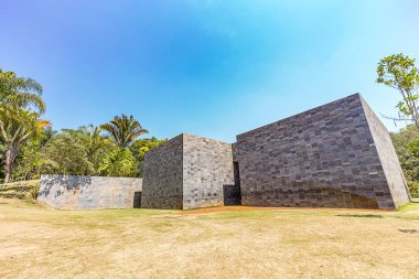 BRUMADINHO, BRAZIL - OCTOBER, 15, 2017: Cosmococa Gallery at Inhotim Institute, Minas Gerais