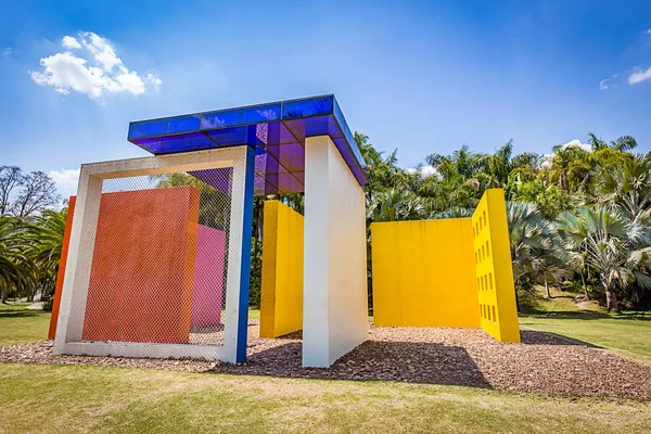 Brumadinho Brazil October 2017 Invention Colour Penetrable Magic Square Helio — Stock Photo, Image