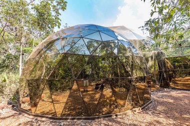 Brumadinho, Brezilya - 15 Ekim 2017: De Lama Lamina Instalation Matthew Barney Inhotim Enstitüsü, Minas Gerais tarafından