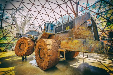 Brumadinho, Brezilya - 15 Ekim 2017: De Lama Lamina Instalation Matthew Barney Inhotim Enstitüsü, Minas Gerais tarafından