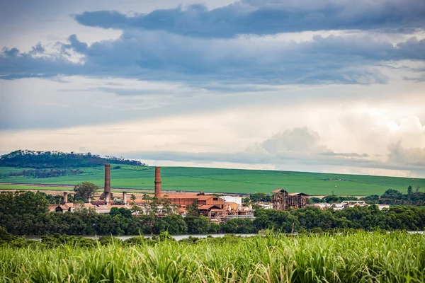 Industria della canna da zucchero - San Paolo, Brasile — Foto Stock