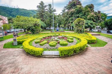 Pocos de Caldas, Minas Gerais/Brazil. Floral Clock