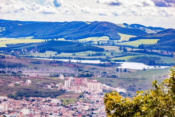 Pocos de Caldas, Minas Gerias / Brasil. Vista de la ciudad —  Fotos de Stock
