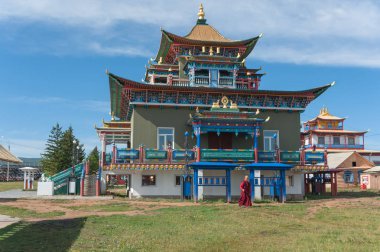 Buryatia, Rusya üzerinde 06 Eylül 2015 Ivolginsky datsan.