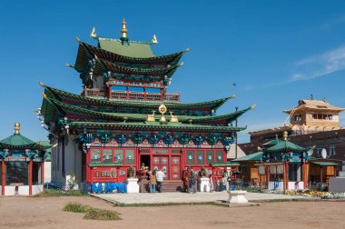 Buryatia. Rusya. 06 Eylül 2015. Ivolginsky datsan.