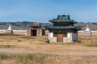 ERDENE-ZUU, THE MOST ANCIENT MONASTERY OF MONGOLIA. clipart
