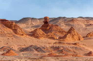 Moğolistan. Gobi Çölü. Doğal sınır Hermen-Tsav. 