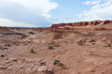 Moğolistan. Gobi Çölü. Doğal sınır Hermen-Tsav. 
