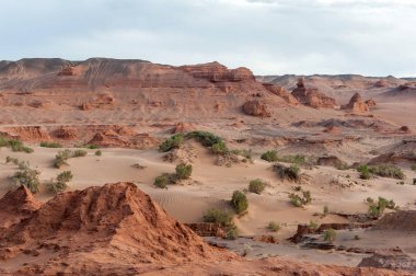 Moğolistan. Gobi Çölü. Doğal sınır Hermen-Tsav. 