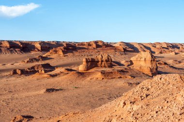 Moğolistan. Gobi Çölü. Doğal sınır Hermen-Tsav. 