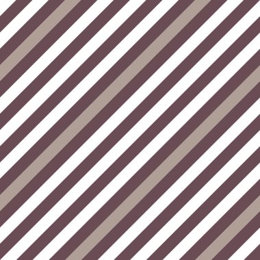 Kesintisiz geometrik desen. Çizgili doku boyun kravat için. Arka plan üzerinde çapraz kontrast şeritler. Kahverengi, bej, beyaz renkli. Vektör