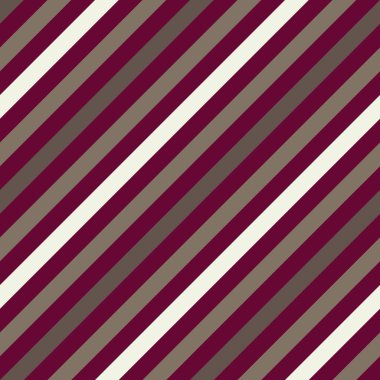 Kesintisiz geometrik desen. Çizgili doku boyun kravat için. Arka plan üzerinde çapraz kontrast şeritler. Vinous, gri, beyaz renkler. Vektör