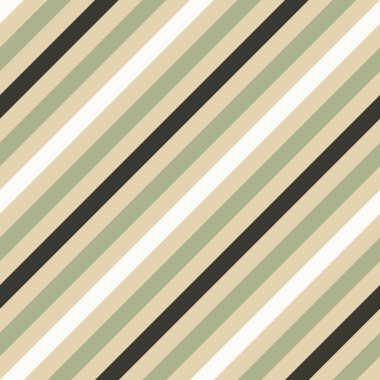 Kesintisiz geometrik desen. Çizgili doku boyun kravat için. Arka plan üzerinde çapraz kontrast şeritler. Gri, zeytin, bej yumuşak renkler. Vektör