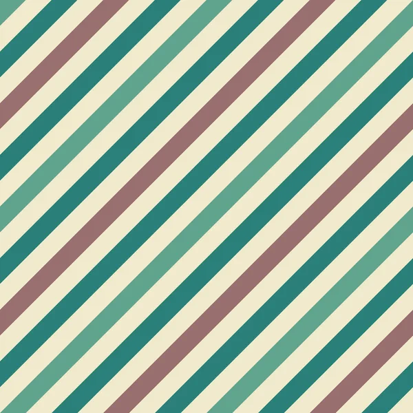 Nahtlose geometrische Muster. Stripy Textur für Krawatte. diagonale Kontraststreifen auf dem Hintergrund. beige, braun, türkis pastellfarben. Vektor — Stockvektor