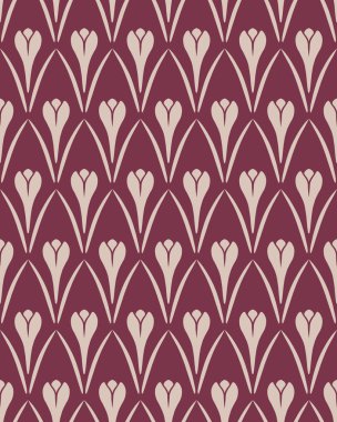 Sorunsuz çiçek desenli. Çiğdem antika arka plan. Çiçek doku. Vinous gri kontrast renkli. Vektör