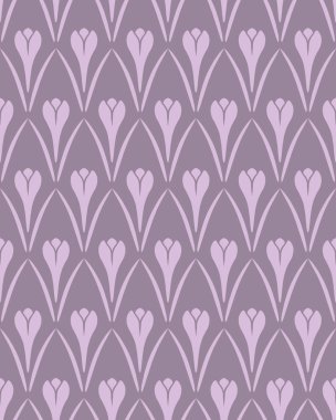 Sorunsuz çiçek desenli. Çiğdem antika arka plan. Çiçek doku. Menekşe kontrast renkli. Vektör