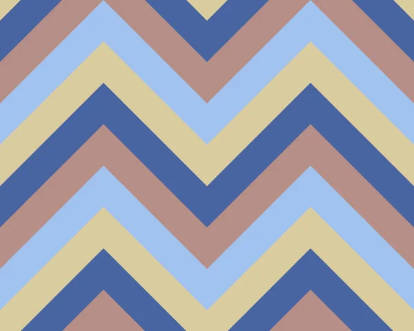 Modèle de bande géométrique sans couture. Texture rayée. Fond de ligne Zigzag. Bandes diagonales. Lumière, gris, bleu, beige, couleur douce. Thème d'hiver. Vecteur — Image vectorielle