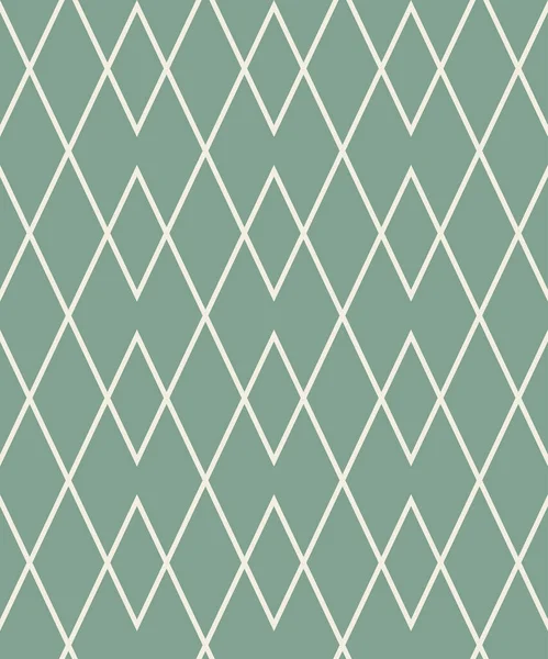 Geometrik zigzag dikişsiz desen. Zigzagging eşkenar dörtgen görünüm dokusu. Eşkenar köşegenli ince çizgilerin arkaplanı. Gri-yeşil, beyaz renkli. Vektör. 8 Eps.