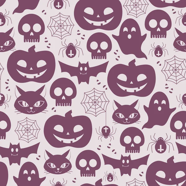 Halloween sem costura fundo — Vetor de Stock