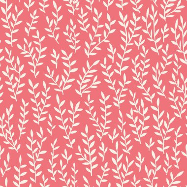 vektör şubeleri ile seamless modeli. 