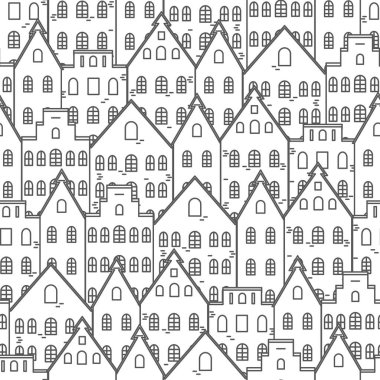 Soyut kentsel Seamless Modeli.