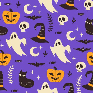 Cadılar Bayramı için vektör arka plan.