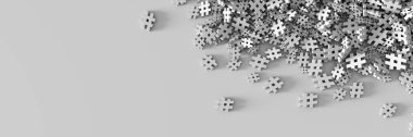 Sonsuz hashtag arka plan, 3d render, teknoloji ve dijital