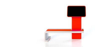 Bir modern tasarım Bank, orijinal 3d entegre dijital ekran