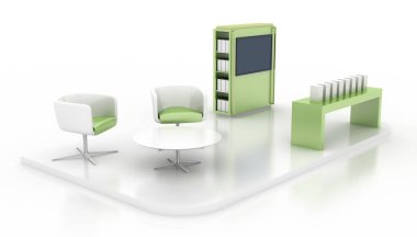 Beyaz izole orijinal ticaret ekran