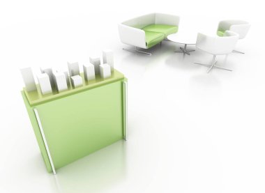 Beyaz izole orijinal ticaret ekran