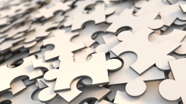 Jigsaw arka plan, ekip çalışması ve strateji kavramları