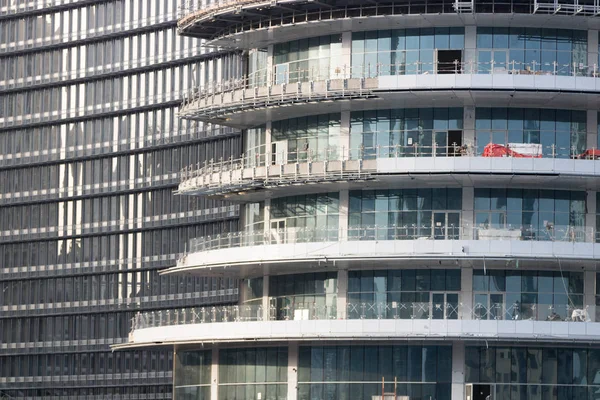 Vista aérea panorámica de Dubai Sheik Zayed — Foto de Stock