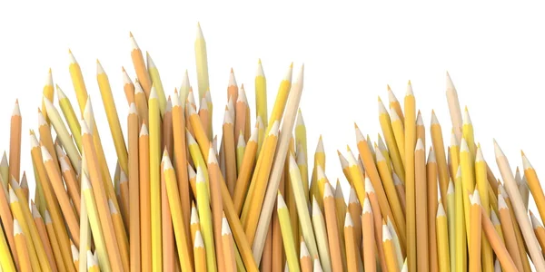 Infinite pencils background, education and creativity theme — Stock Photo, Image