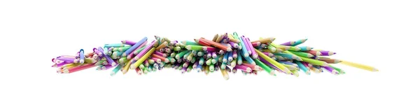 Infinite pencils background, education and creativity theme — Stock Photo, Image