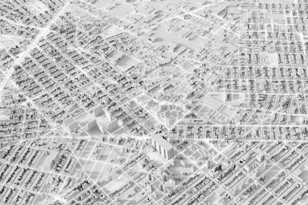 技术大城市;城市和未来主义的技术概念, 奥里格 — 图库照片