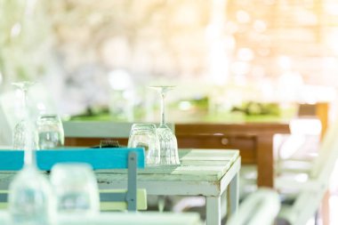 Eski stil geleneksel İtalyan restoranı