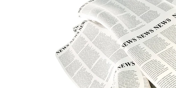 Abstract Newspaper Background Original Rendering — Stock Photo, Image