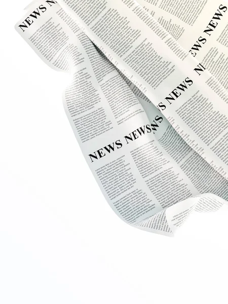 Abstract Newspaper Background Original Rendering — Stock Photo, Image