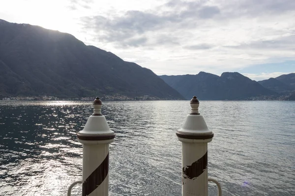 Озеро Комо Италии Популярное Туристическое Направление — стоковое фото