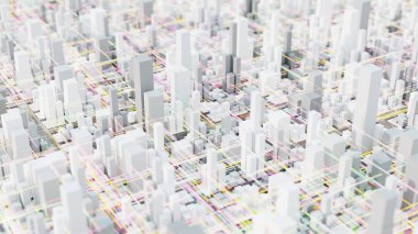 Techno Mega şehir; kentsel ve fütüristik teknoloji kavramları, ORIG