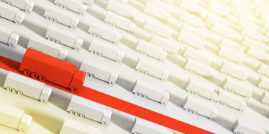 Fast truck on the best lane