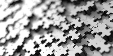 Jigsaw üç boyutlu arka plan