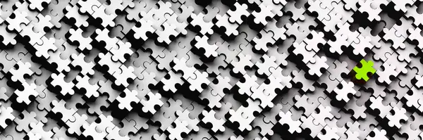 Puzzle dreidimensionaler Hintergrund — Stockfoto