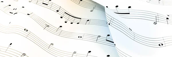 Abstract Muzikale Noten Achtergrond Kunstconcepten Originele Weergave Illustratie — Stockfoto