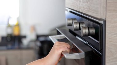 Elektrikli fırın, yemek ve ev hayatı.