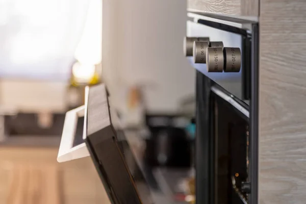 Horno Eléctrico Comida Estilo Vida Doméstico — Foto de Stock