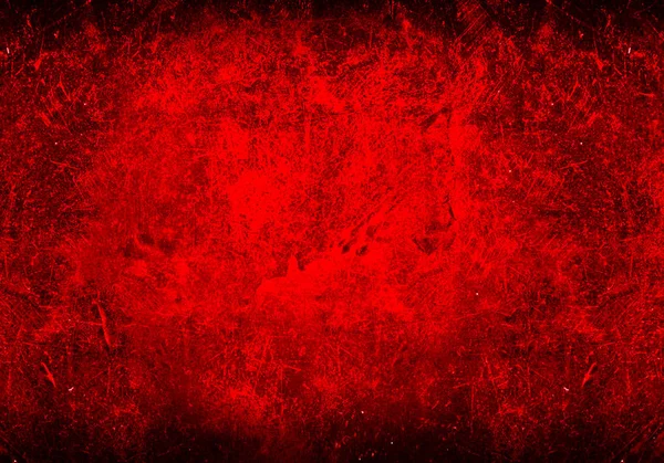 Viejo grunge rojo y negro pared fondo textura — Foto de Stock