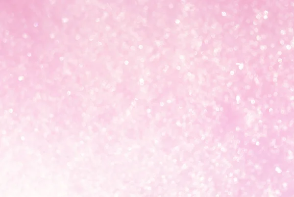 Taze kar soyut textu gelen beyaz pembe degrade glitter bokeh — Stok fotoğraf