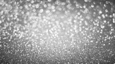 Beyaz gümüş parlak parıltı bokeh tatil arka plan bulanık