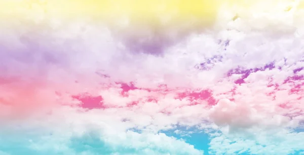 하늘과 구름 다채로운 자연 배경 — 스톡 사진